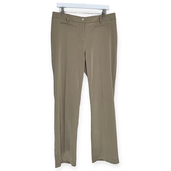 Chico's Pants - NWT Chico’s Women’s Socialite Wall Street Dress Slacks Pants Nest Tan Large 12